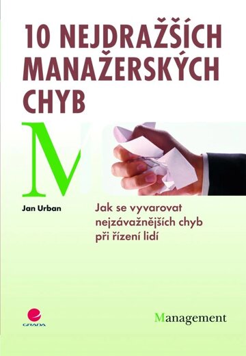 Obálka knihy 10 nejdražších manažerských chyb