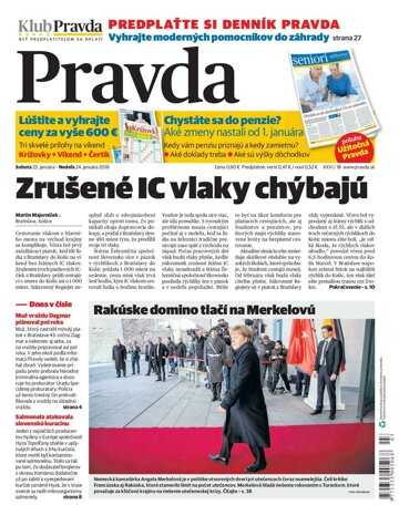 Obálka e-magazínu Pravda 23. 1. 2016