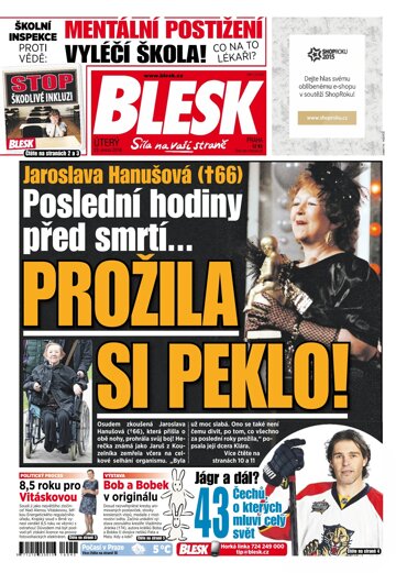 Obálka e-magazínu Blesk 23.2.2016