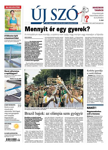 Obálka e-magazínu Új Szó 4.8.2016