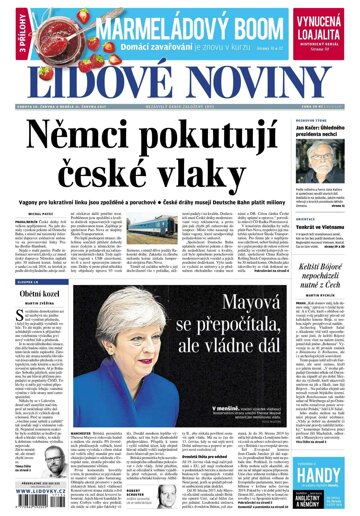 Obálka e-magazínu Lidové noviny 10.6.2017