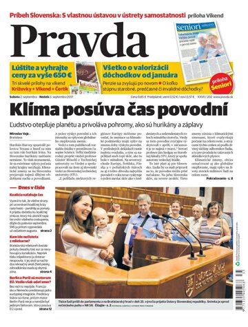 Obálka e-magazínu Pravda 2. 9. 2017