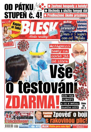 Obálka e-magazínu Blesk 15.12.2020