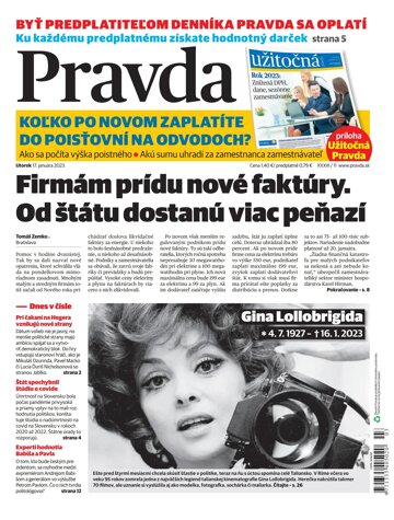 Obálka e-magazínu Pravda 17. 1. 2023