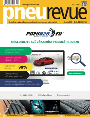 Obálka e-magazínu PNEU REVUE 4/2016