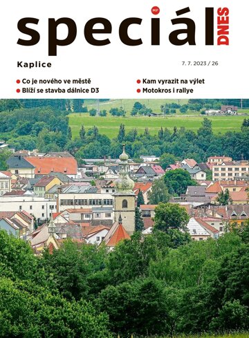 Obálka e-magazínu Magazín DNES SPECIÁL Jižní Čechy - 7.7.2023