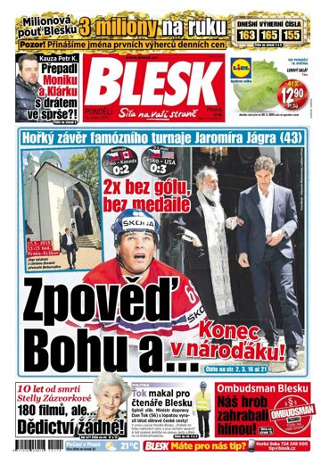 Obálka e-magazínu Blesk 18.5.2015