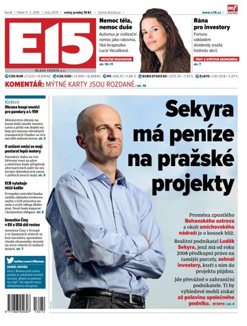 Obálka e-magazínu E15 11.3.2016