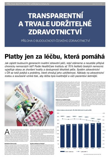 Obálka e-magazínu Hospodářské noviny - příloha 125 - 29.6.2018 příloha Zdravotnictví