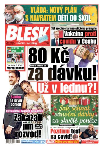 Obálka e-magazínu Blesk 12.11.2020