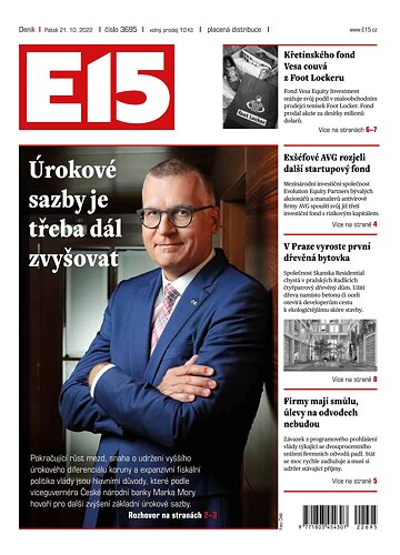 Obálka e-magazínu E15 21.10.2022