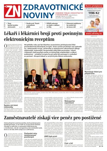 Obálka e-magazínu Ze Zdravotnictví 37/2017