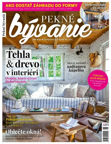 Obálka e-magazínu Pekné bývanie 6/2023