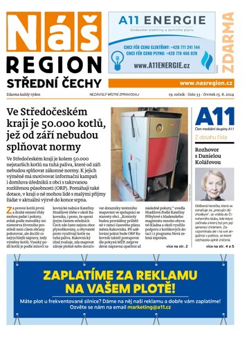 Obálka e-magazínu Náš Region - Střední Čechy 33/2024