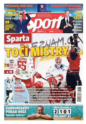 Obálka e-magazínu Sport 18.3.2025