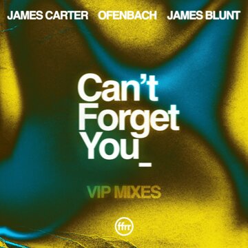 Obálka uvítací melodie Can’t Forget You (feat. James Blunt) [James Carter VIP Remix]