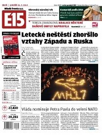 Obálka e-magazínu E15 21.7.2014