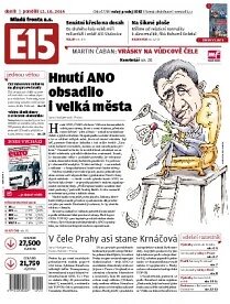 Obálka e-magazínu E15 13.10.2014