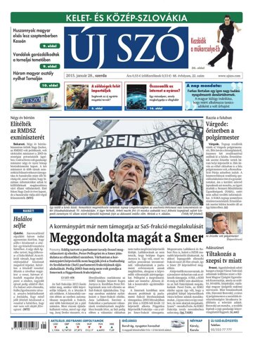 Obálka e-magazínu Új Szó 28.1.2015