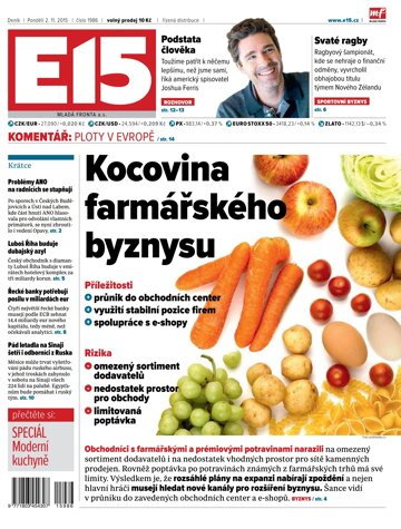 Obálka e-magazínu E15 2.11.2015