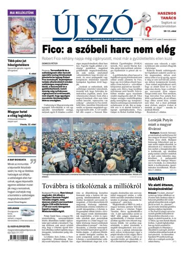 Obálka e-magazínu Új Szó 2.2.2017