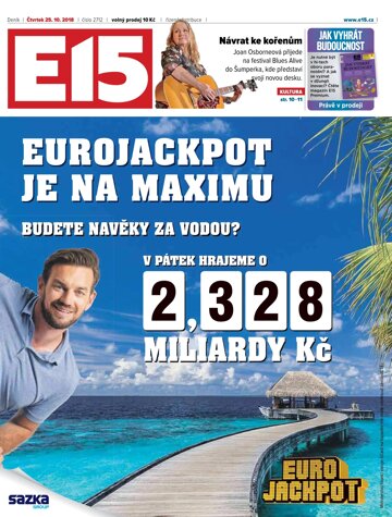 Obálka e-magazínu E15 25.10.2018