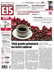 Obálka e-magazínu E15 27.9.2012