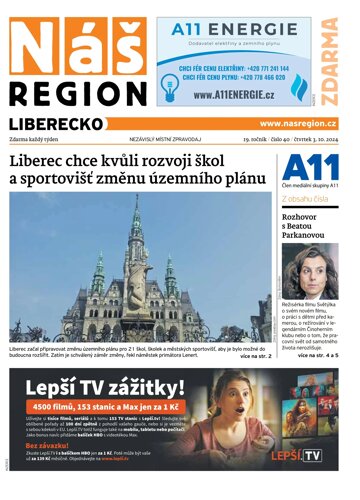 Obálka e-magazínu Náš Region - Liberecko 40/2024