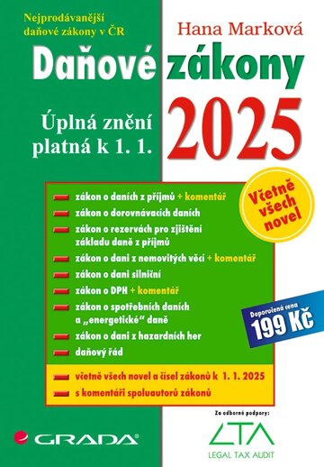 Obálka knihy Daňové zákony 2025