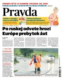 Obálka e-magazínu Pravda 13.9.2014