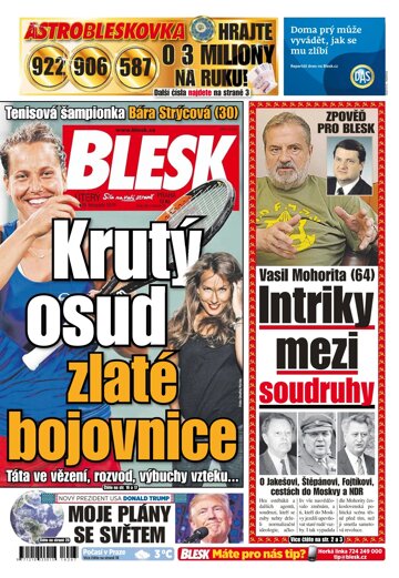 Obálka e-magazínu Blesk 15.11.2016