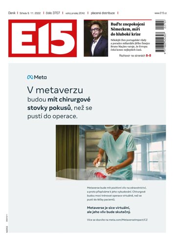 Obálka e-magazínu E15 9.11.2022