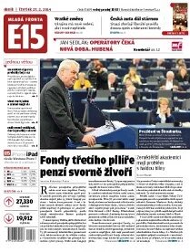 Obálka e-magazínu E15 27.2.2014