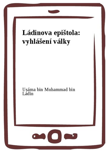 Obálka knihy Ládinova epištola: vyhlášení války