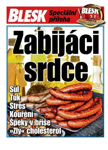 Obálka e-magazínu Blesk příloha ZABIJÁCI SRDCE - 18.1.2016