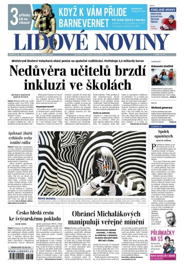 Obálka e-magazínu Lidové noviny 20.2.2016