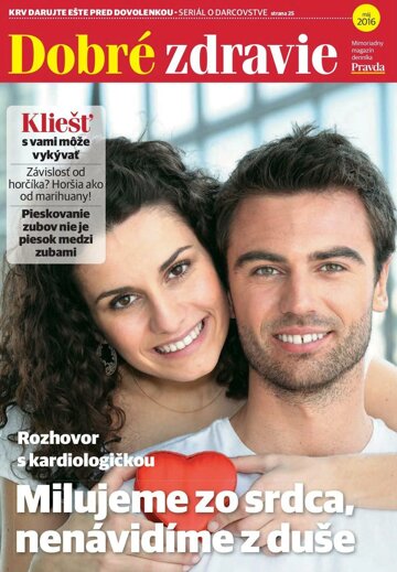 Obálka e-magazínu Dobré zdavie 31.5.2016