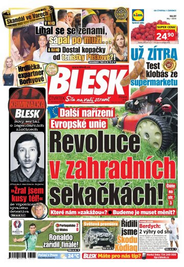 Obálka e-magazínu Blesk 7.7.2016