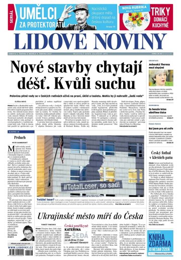 Obálka e-magazínu Lidové noviny 3.6.2017