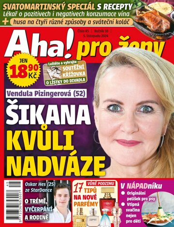 Obálka e-magazínu AHA! pro ženy 45/2024