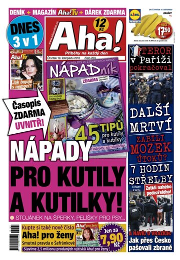 Obálka e-magazínu AHA! 19.11.2015