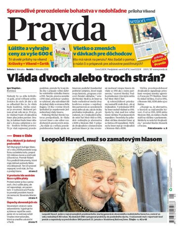 Obálka e-magazínu Pravda 6. 2. 2016