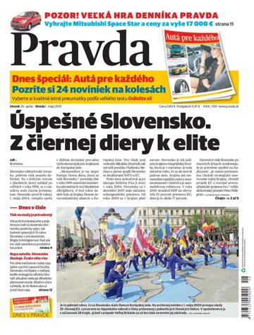 Obálka e-magazínu Pravda 30. 4. 2019