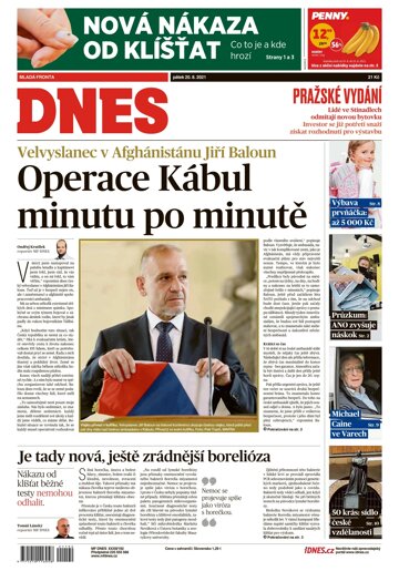 Obálka e-magazínu MF Dnes 20.8.2021