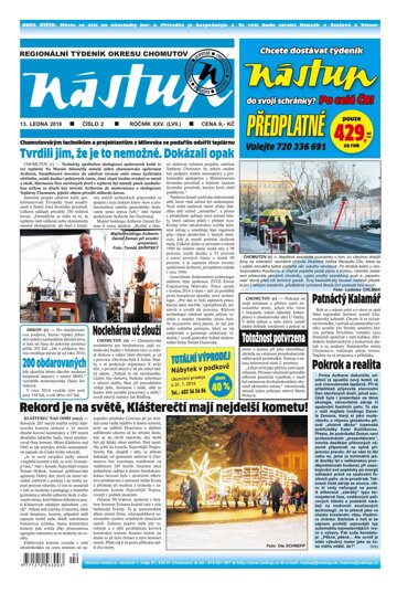 Obálka e-magazínu Nástup 2/2016