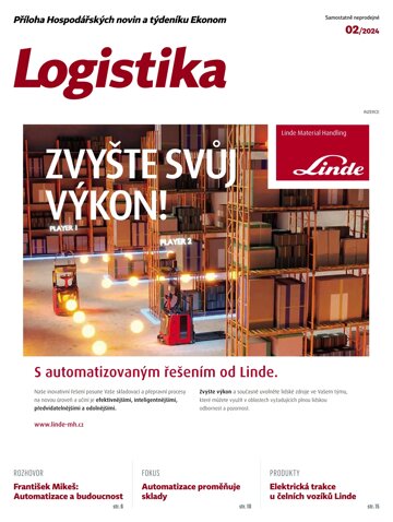 Obálka e-magazínu Ekonom 26-27 - 27.6.2024 Logistika