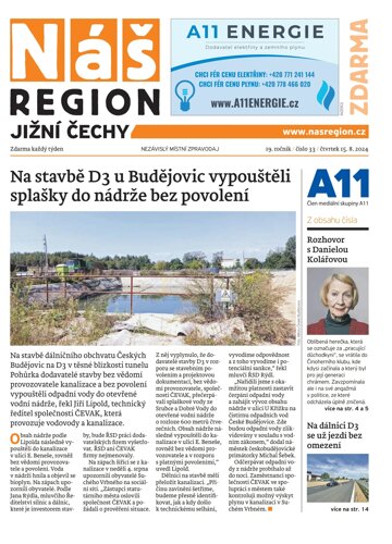 Obálka e-magazínu Náš Region - Jižní Čechy 33/2024