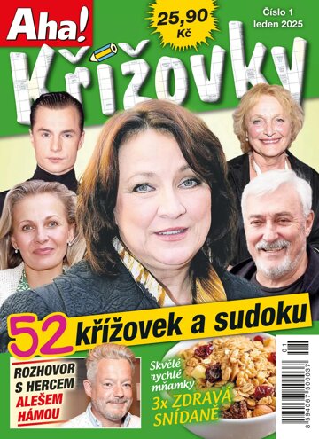 Obálka e-magazínu Aha! křížovky 1/2025