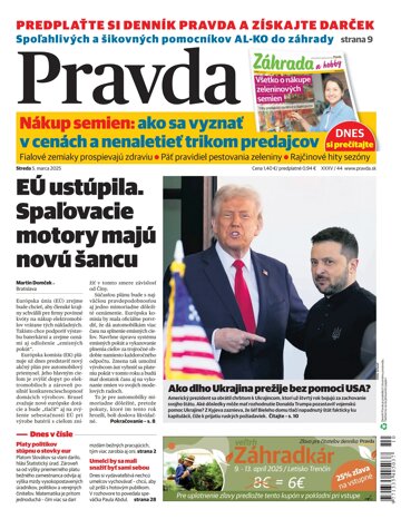 Obálka e-magazínu Pravda 5. 3. 2025