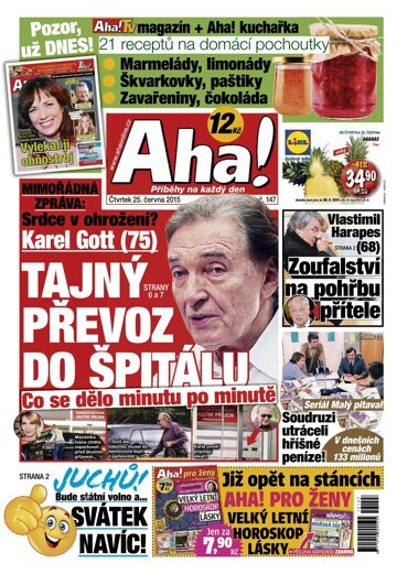 Obálka e-magazínu AHA! 25.6.2015